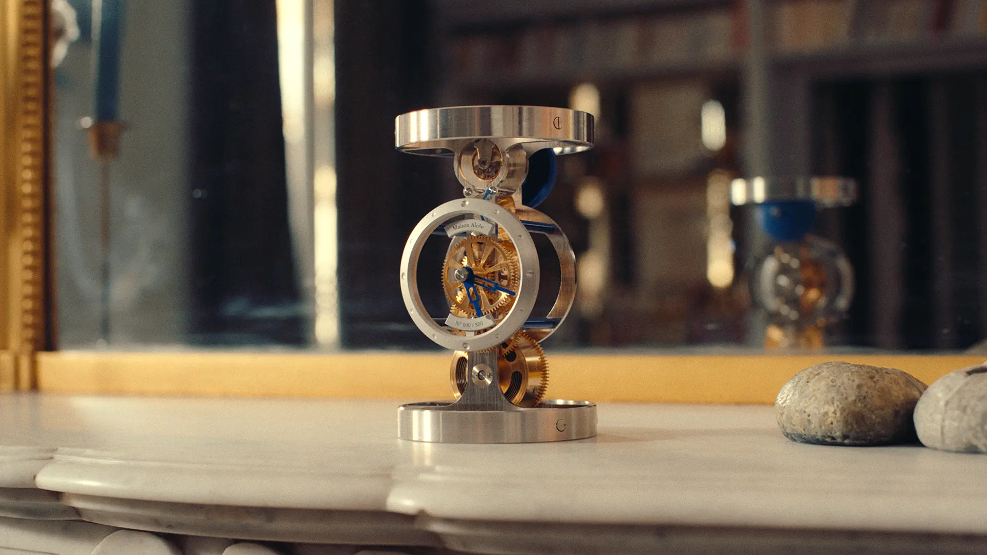 Maison Alcée's Persée Azur clock nominated for a GPHG award